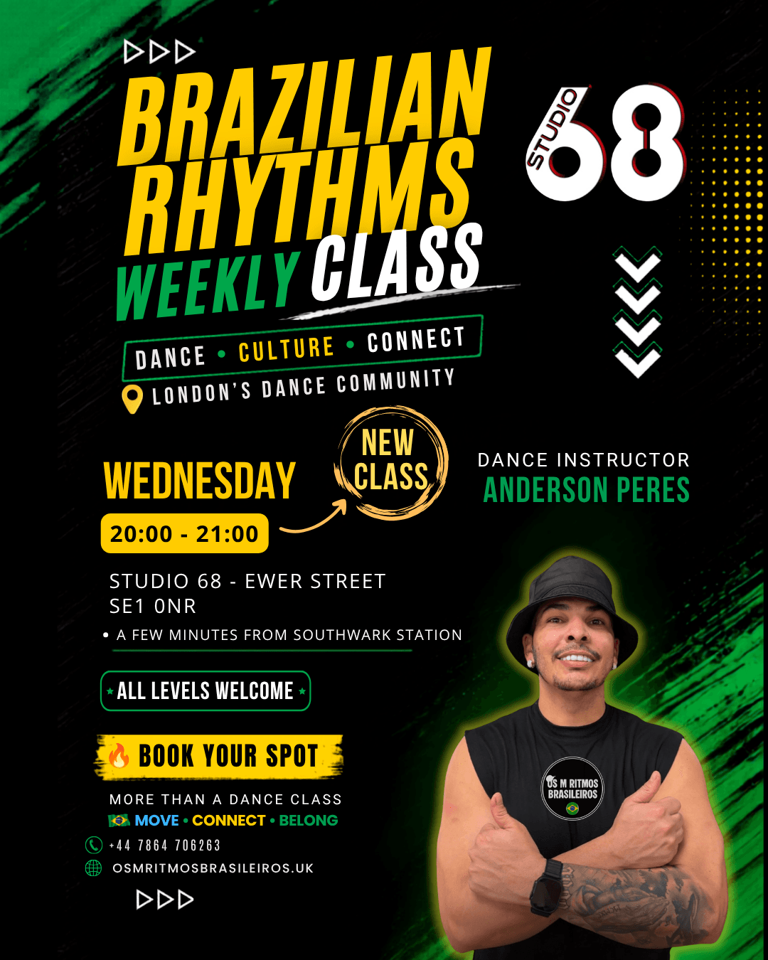 🇬🇧 Wednesday - SOUTHWARK | Os M Ritmos Brasileiros