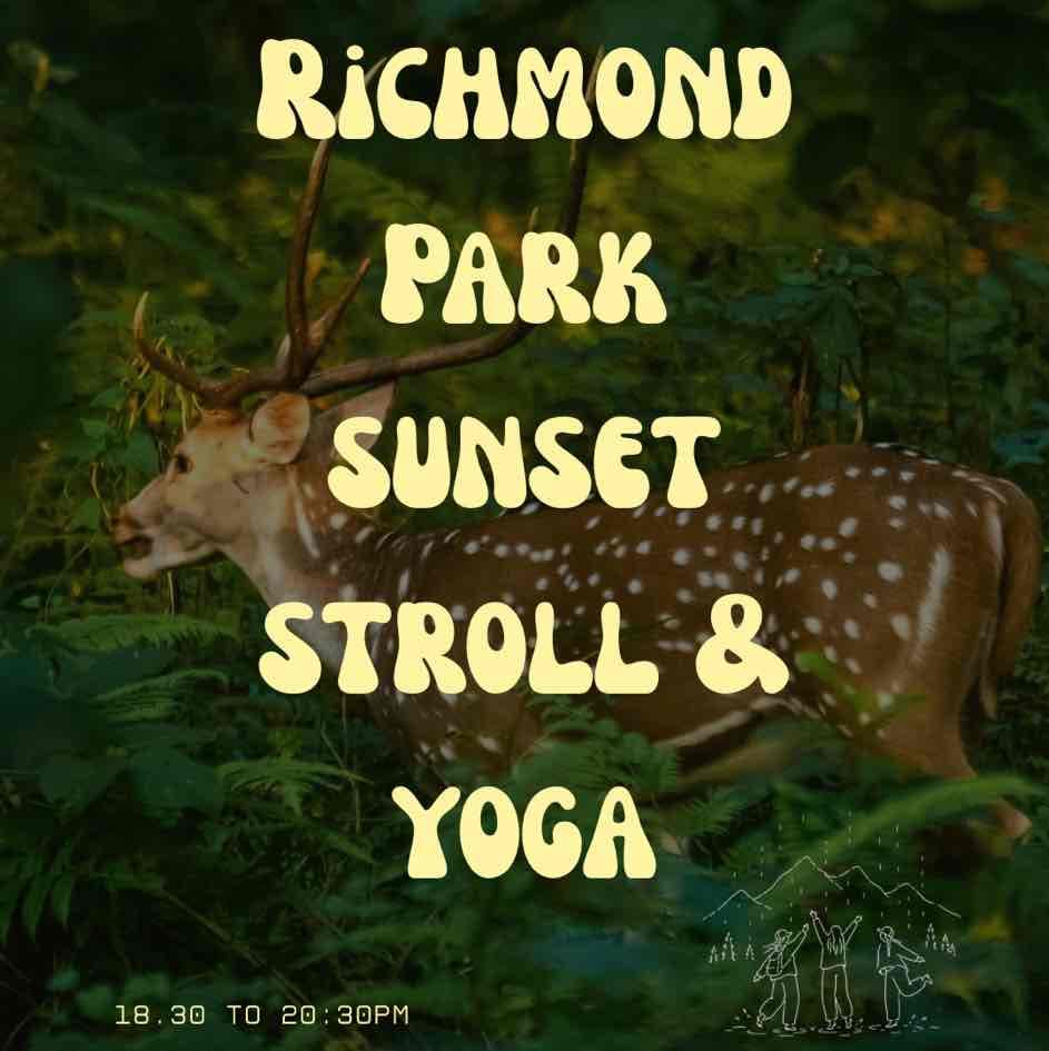 Richmond Park sunset stroll & yoga