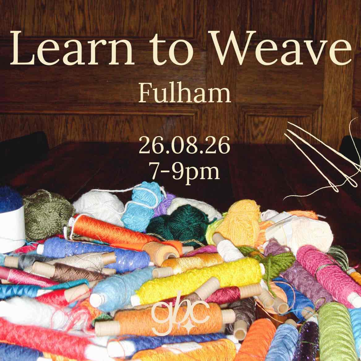 Girlies creative evening: learn to weave 💕🧶