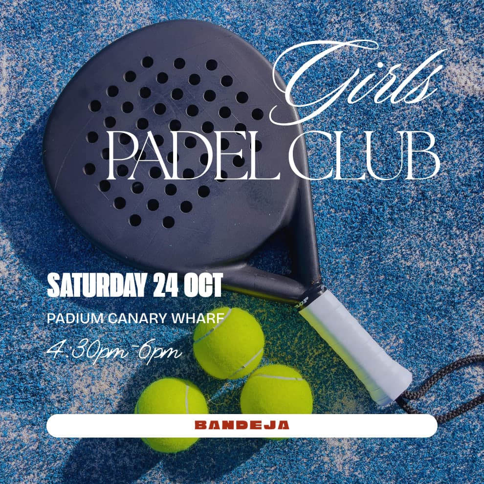 Saturday Female Indoor Padel Game · BANDEJA